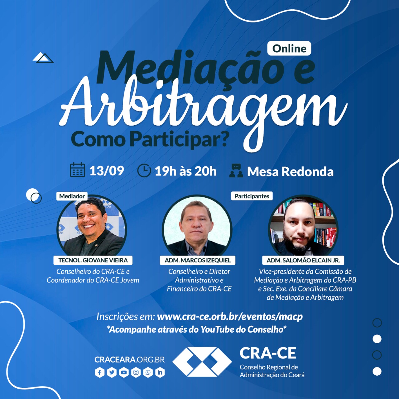 Mediação e Arbitragem é tema de evento online nesta sexta